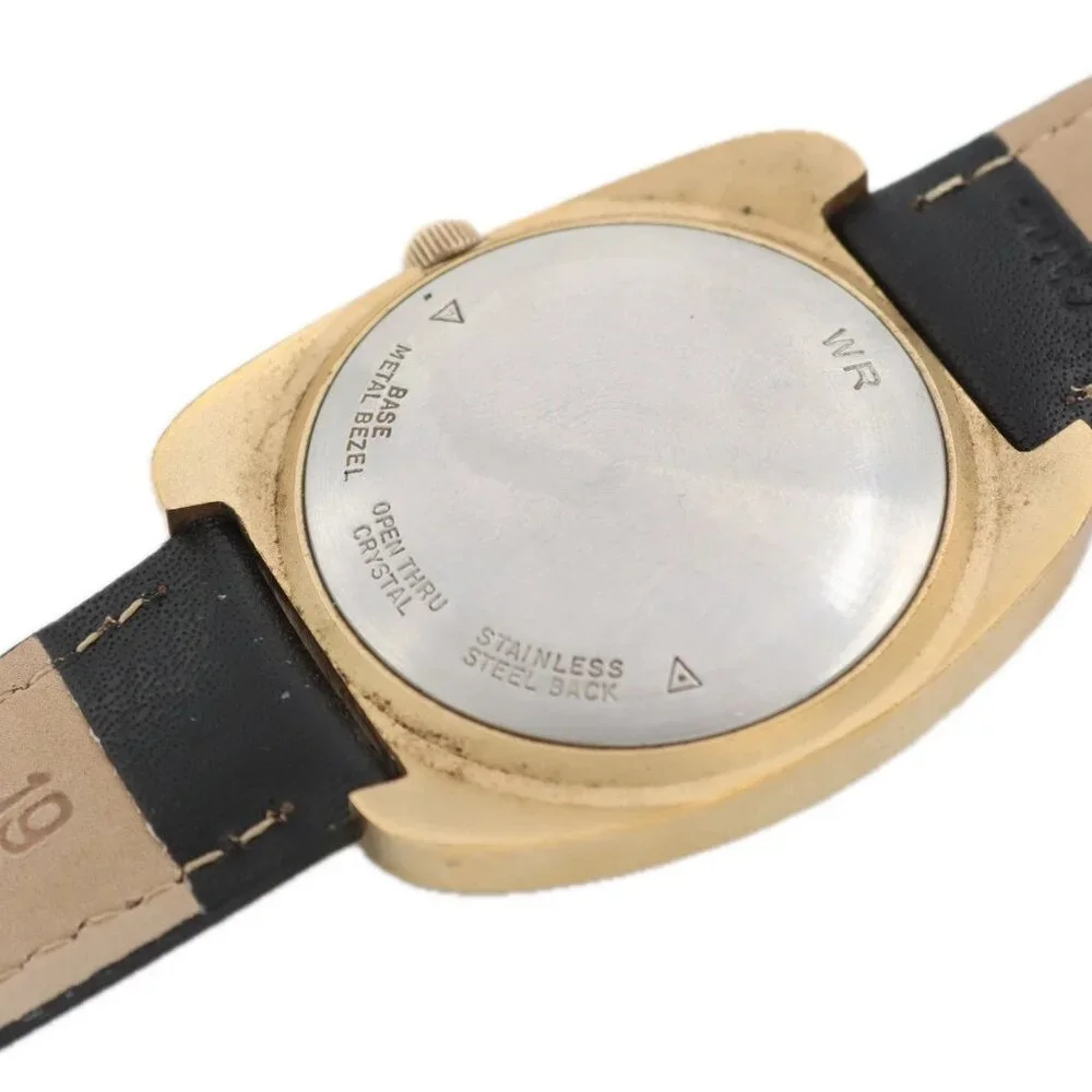Vintage 36mm Benrus Day Date Men's Mechanical Wristwatch 3135 Swiss Made